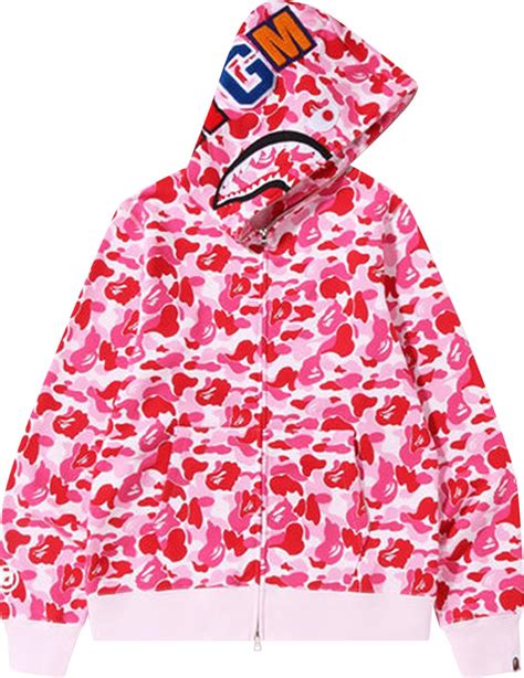 pink Bape hoodie